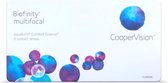 -3.50 - Biofinity® multifocal - +1.00 - D - 3 pack - Maandlenzen - BC 8.60 - Multifocale contactlenzen
