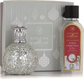 Ashleigh & Burwood - Small Fragrance Lamp - Geurlamp - Huisparfum - Twinkle Star + White Christmas 250ml - Cadeau - kado set -