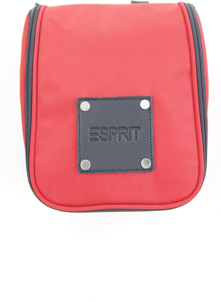 moeilijk blaas gat regeling Esprit Silence rood cosmetic bag flat | bol.com