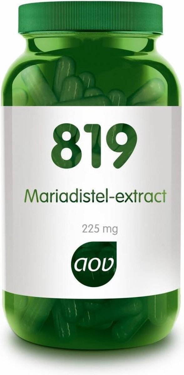 AOV 819 Mariadistel Extract - 90 vegacaps - Kruiden - Voedingssupplementen