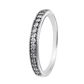 Lucardi Ringen - Zilveren ring Bali met kristal