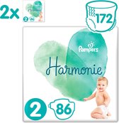 Pampers Harmonie / Pure Maat 2 (4-8kg) 172 Luiers