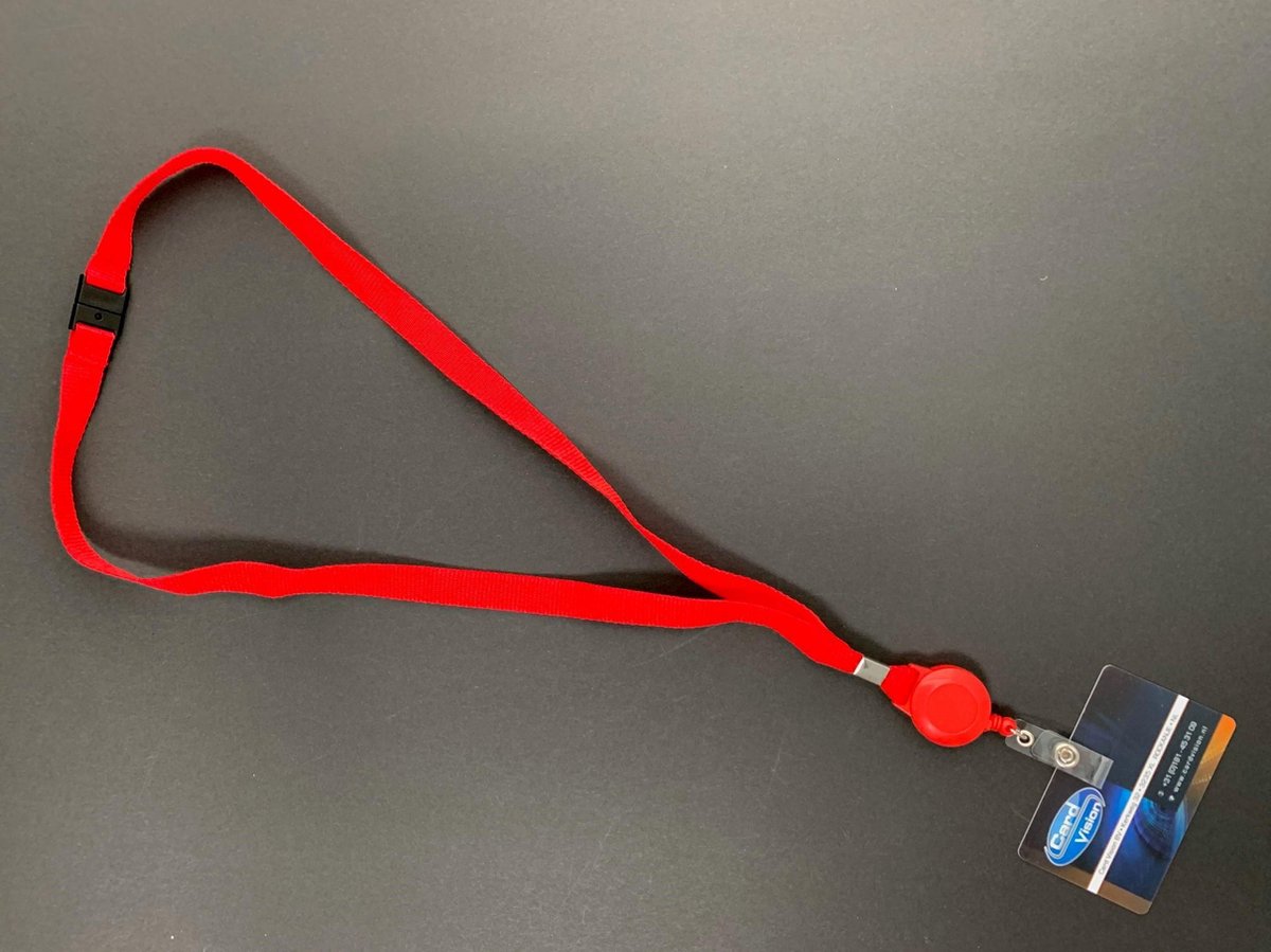 Keycord Met Yoyo Rood