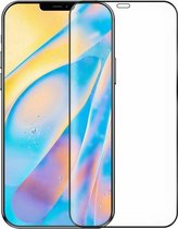 iPhone 12 Pro Max Screenprotector - Full Cover Screenprotector - Zwart