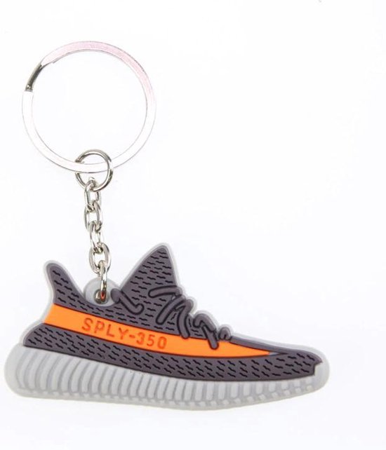 QBlocks Yeezy Boost 350 Sleutelhanger - Grijs-Oranje sleutelhanger -  Hypebeast - Sneaker | bol