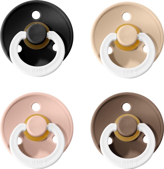 Bibs tut fopspeen 618 maanden Glow in the dark set 4