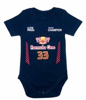 Fun2wear - baby- Formule 1 - Nr 33 - Max Verstappen - romper - korte mouw - 62/68