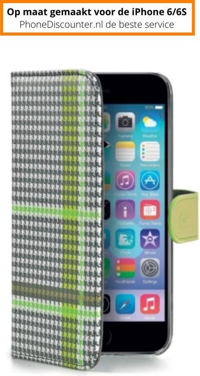 iphone 6 beschermhoes | iPhone 6 full body wallet case | iPhone 6 wallet hoes grijs/groen | hoesje iPhone 6 apple | iPhone 6 Boekhoesjes