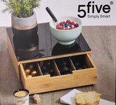 Luxe Capsulehouder voor koffiecups - Bamboe - Koffieapparaat stand met lade voor koffiecups - Stijlvolle koffiecupshouder