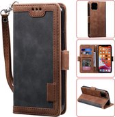 Book Case Apple iPhone 12 | Hoogwaardig PU Leren Hoesje | Lederen Wallet Case | Luxe Uitstraling | Telefoonhoesje | Pasjeshouder | Portemonnee | Grijs