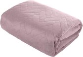 Luxe bed_Beddensprei_brulo_sprei_70X160 cm_zilver