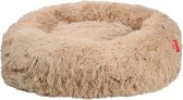 Snoozle Hondenmand - Superzacht en Luxe - Wasbaar - Fluffy - Donut - Hondenkussen - 100cm - XXL - Sandy Beach