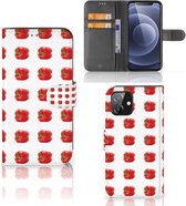 Telefoonhoesje iPhone 12 | 12 Pro (6.1") Book Case Paprika Red