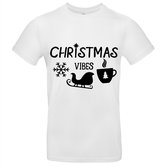 Christmas Vibes Heren t-shirt | kerstmis | xmas | christmas | kerst | Wit