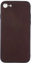 Leren Telefoonhoesje iPhone SE 2020 / 2nd generation – Bumper case - Chocolade Bruin