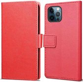 Just in Case Wallet Case hoesje voor iPhone 12 Pro Max - rood