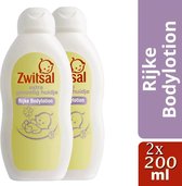 Duo pack 2x-Zwitsal Extra GH Rijke Bodylotion 200ml*8710447480991