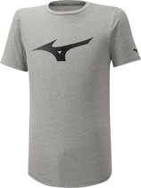 Mizuno Sportshirt - Maat S  - Mannen - grijs/zwart