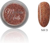 Modena Nails Acryl Bruin Glitters - 09