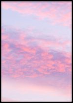 Poster Pink Sky - 50x70 cm - Poster Natuur - WALLLL