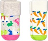 Happy Socks 2-Pack Bunny Terry Socks 0-6 Maanden