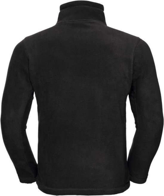 Haut en molleton d' Plein air pour hommes Russell 1/4 Zip ( Zwart)