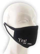 MASKER MET TEKST 'YES WE CAN'