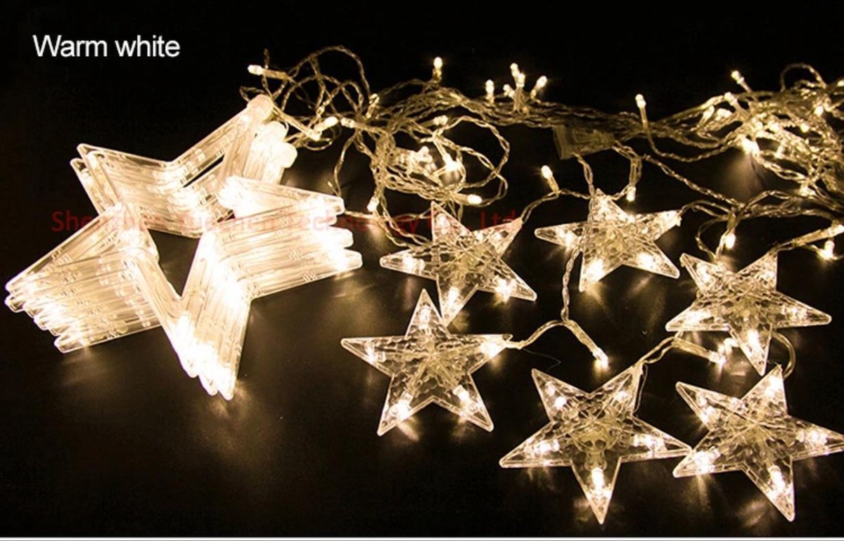 Kerstverlichting Sterrengordijn Kerst sterren kerststerren