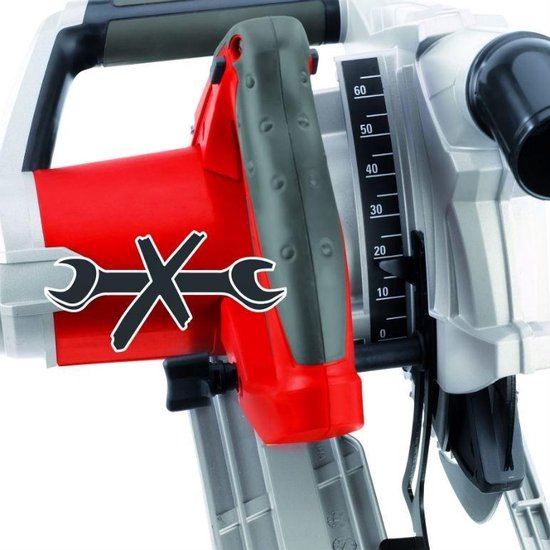 Einhell Accu Handcirkelzaag TE-CS 18/190 Li BL - Solo Rood/zwart, Accu en oplader niet inbegrepen