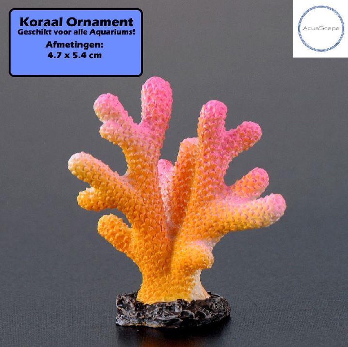 Koraal Aquarium Decoratie - Ornament - Nep Koraal - Geel/Paars - S | bol.com