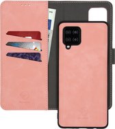 iMoshion Hoesje Geschikt voor Samsung Galaxy A42 Hoesje Met Pasjeshouder - iMoshion Uitneembare 2-in-1 Luxe Bookcase - Roze