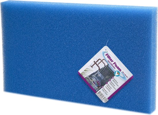 Velda VT filter foam 100 x 50 x 2 cm blauw