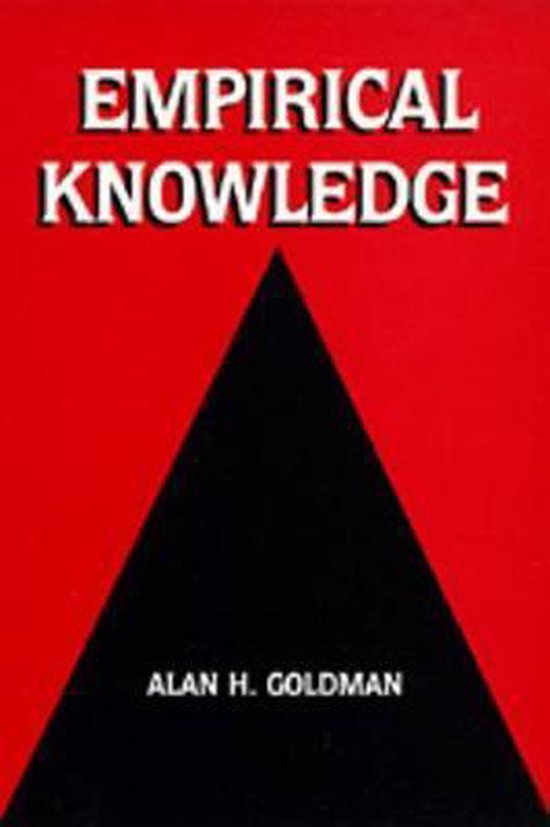 Empirical Knowledge 9780520076488 Alan H. Goldman Boeken
