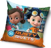 Nickelodeon Rusty Rivets - Sierkussen Kussen 40 x 40 cm inclusief vulling