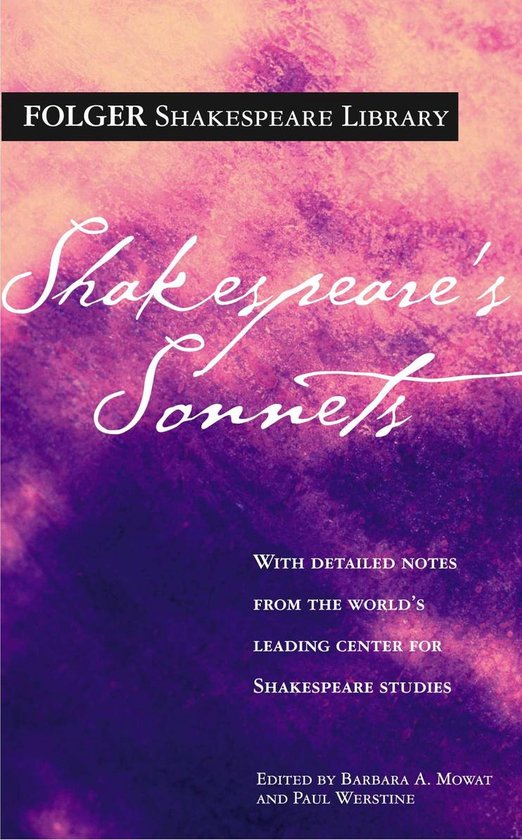 Folger Shakespeare Library - Shakespeare's Sonnets - cover