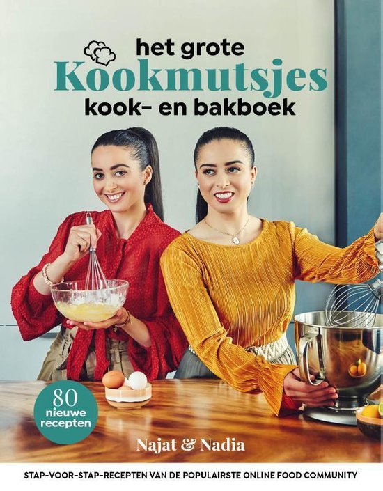 Boekomslag voor Het grote Kookmutsjes kook- en bakboek