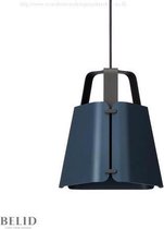 Fold hanglamp Antraciet - Gestructureerd Azuur Ø mm 270 mm