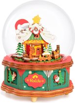 Rolife Christmas Town muziekdoos bouwpakket AM46