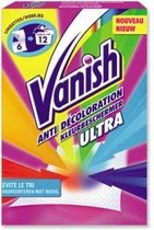 VANISH Kleurbeschermer Ultra - 6 Doekjes Voor 12 Wasbeurten - Voorsorteren Niet Nodig