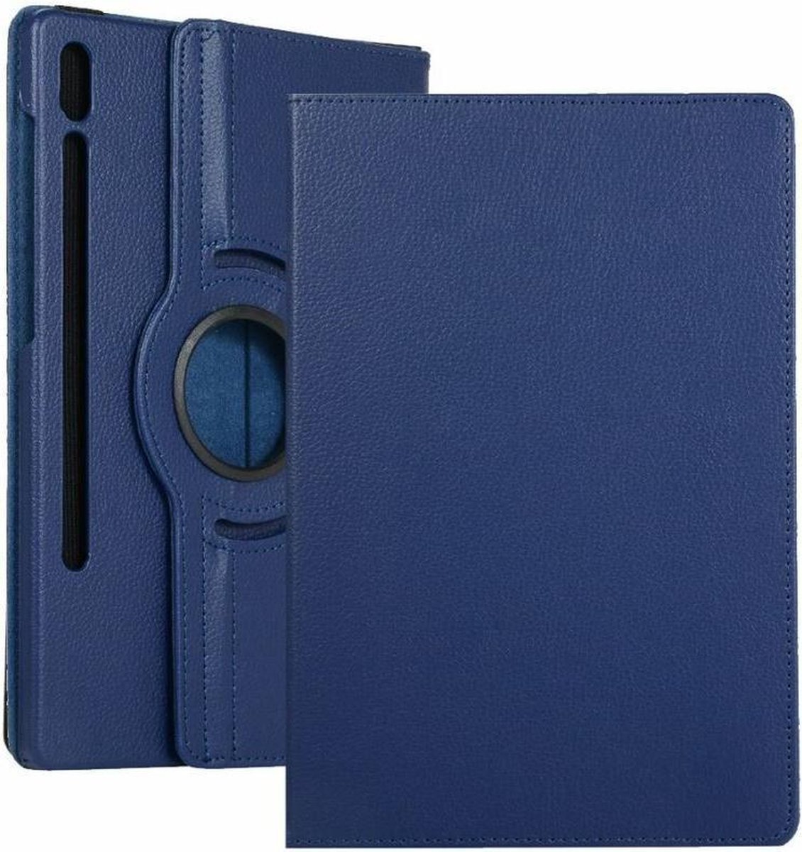 Xssive Tablet Hoes Case Cover voor Samsung Galaxy Tab S6 Lite P610 - 360° draaibaar - Donker Blauw