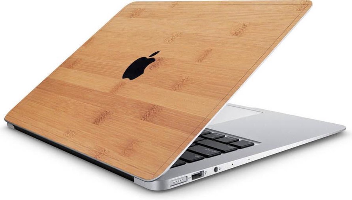 Kudu MacBook Pro 13 Inch Touchbar (2016-2019) SKIN - Restyle jouw MacBook met écht hout - Gemakkelijk aan te brengen - Handgemaakt in NL - Bamboe