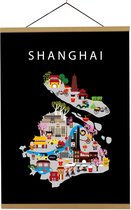 Kaart van Shanghai | B2 poster | 50x70 cm | Maison Maps
