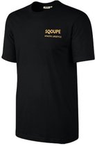 Sqoupe Iqon - sportshirt heren - Fitness shirt korte mouw - zwart maat S