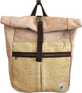 green-goose® Hemp Rugtas | Hennep Backpack | 100% Biologisch Afbreekbaar | Duurzaam | 45x30x10 cm