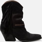 Ann Rocks Ann Rocks Enkellaarsjes Zwart Suede - Maat 36