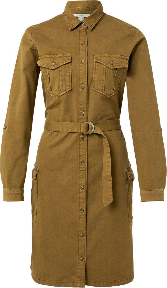 Esprit blousejurk earth Olijfgroen 38 bol