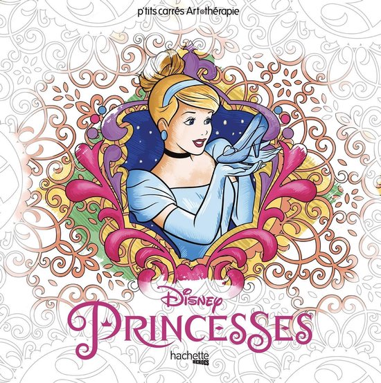 Omhoog gaan Concurreren Koreaans Disney Princesses Carrés Art therapie - Kleurboek voor volwassenen | bol.com