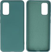 Wicked Narwal | 2.0mm Dikke Fashion Color TPU Hoesje Samsung Samsung Galaxy S20 Donker Groen