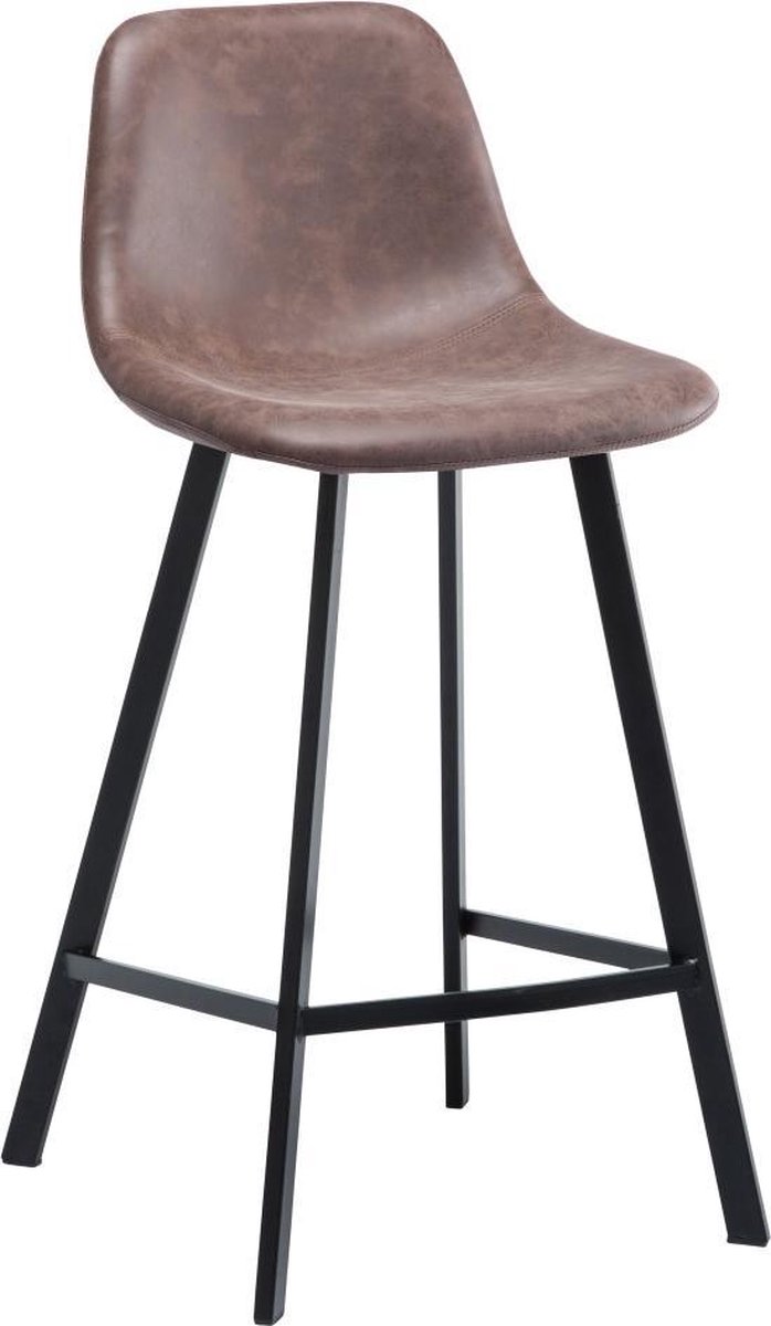 Maret barkruk bruin kunstleder 65cm