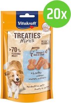 Vitakraft Treaties Minis Zalm & Omega 3 - hondensnack - 20 verpakkingen